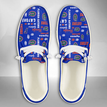 NCAA Florida Gators Custom Name Hey Dude Shoes 04 M12