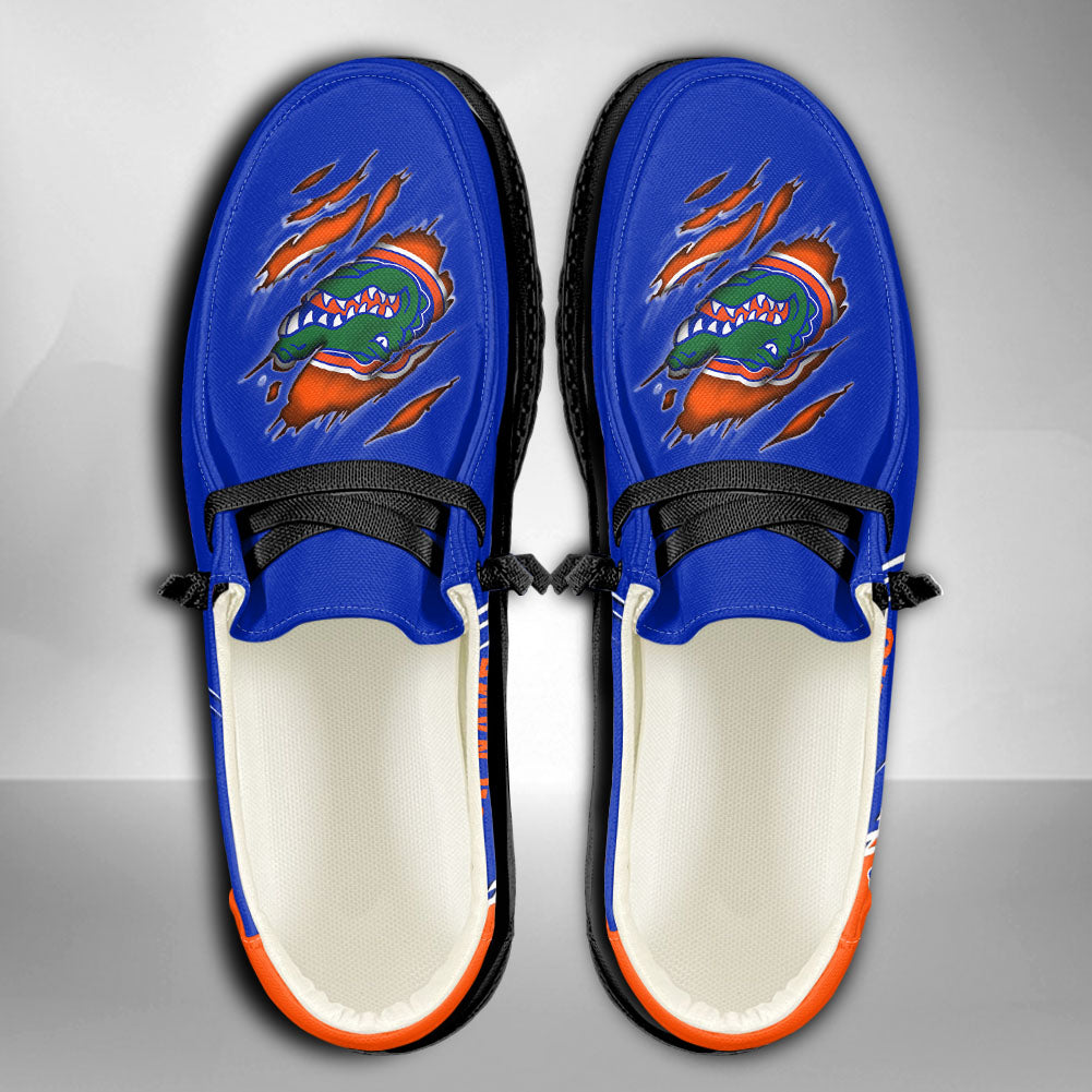 NCAA Florida Gators Custom Name Hey Dude Shoes 06