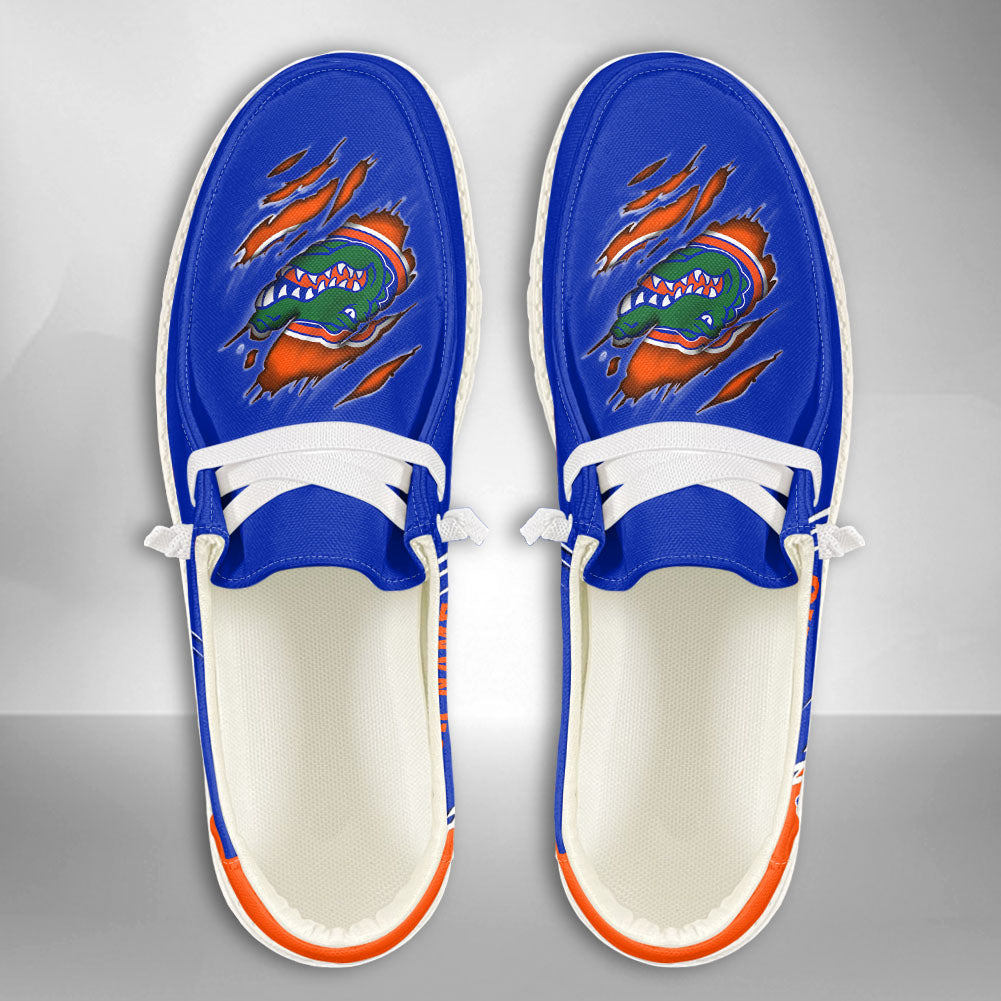 NCAA Florida Gators Custom Name Hey Dude Shoes 06 M7