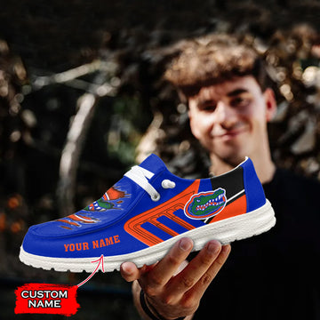 NCAA Florida Gators Custom Name Hey Dude Shoes 07 M7