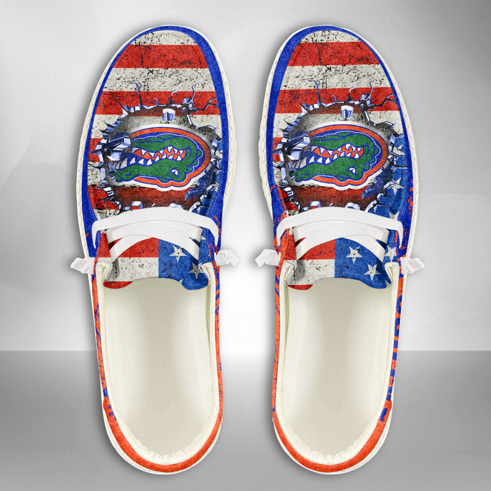 NCAA Florida Gators Custom Name Hey Dude Shoes 07 M79