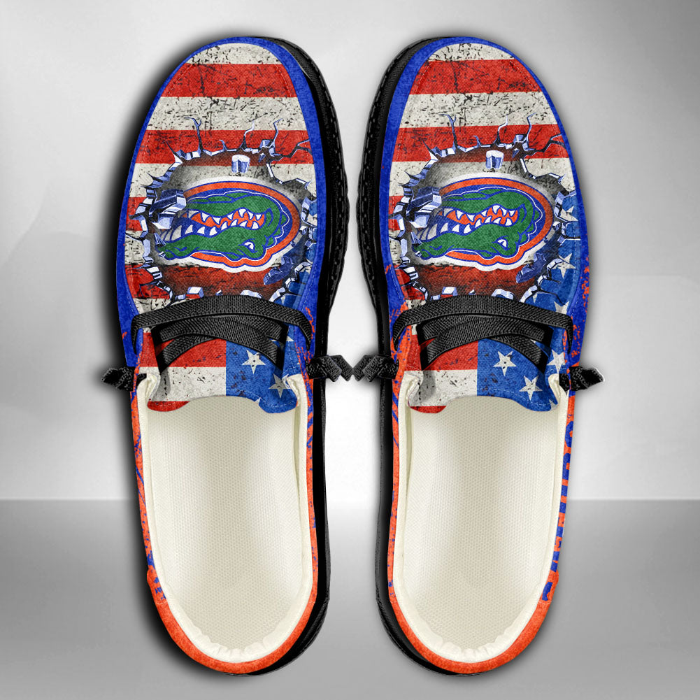 NCAA Florida Gators Custom Name Hey Dude Shoes 07 M79
