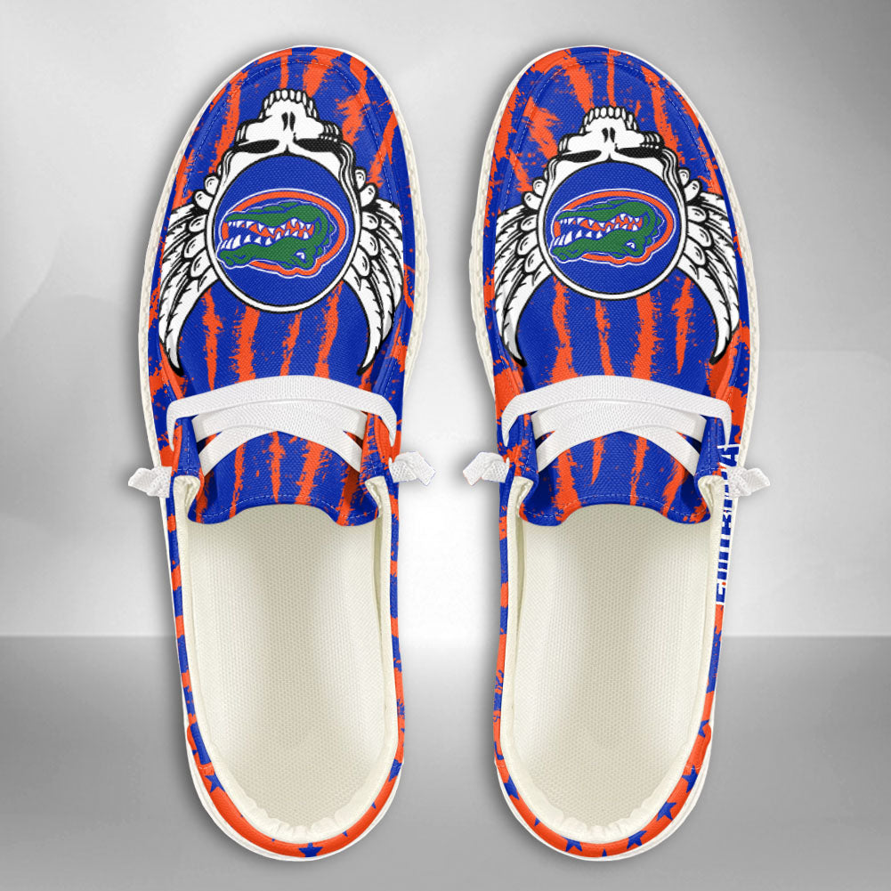 NCAA Florida Gators Custom Name Hey Dude Shoes 08 M7