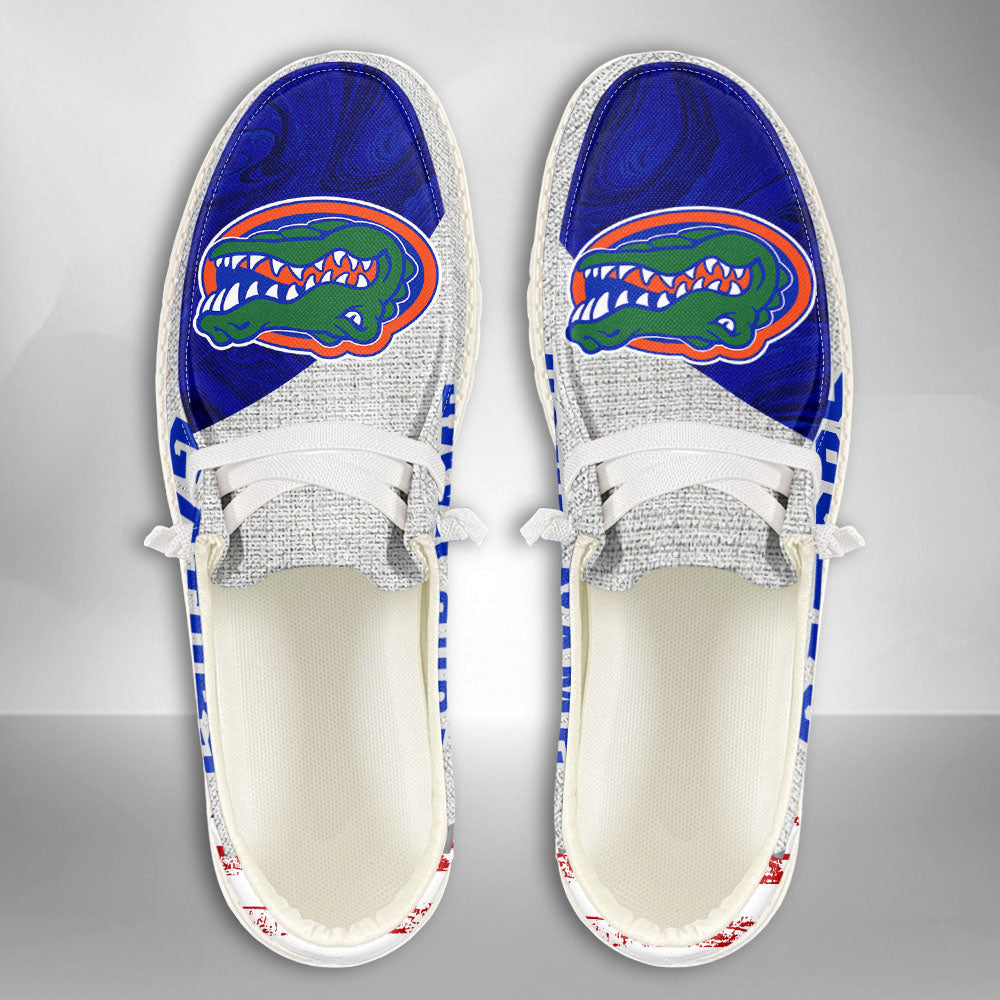 NCAA Florida Gators Custom Name Hey Dude Shoes 13 M79