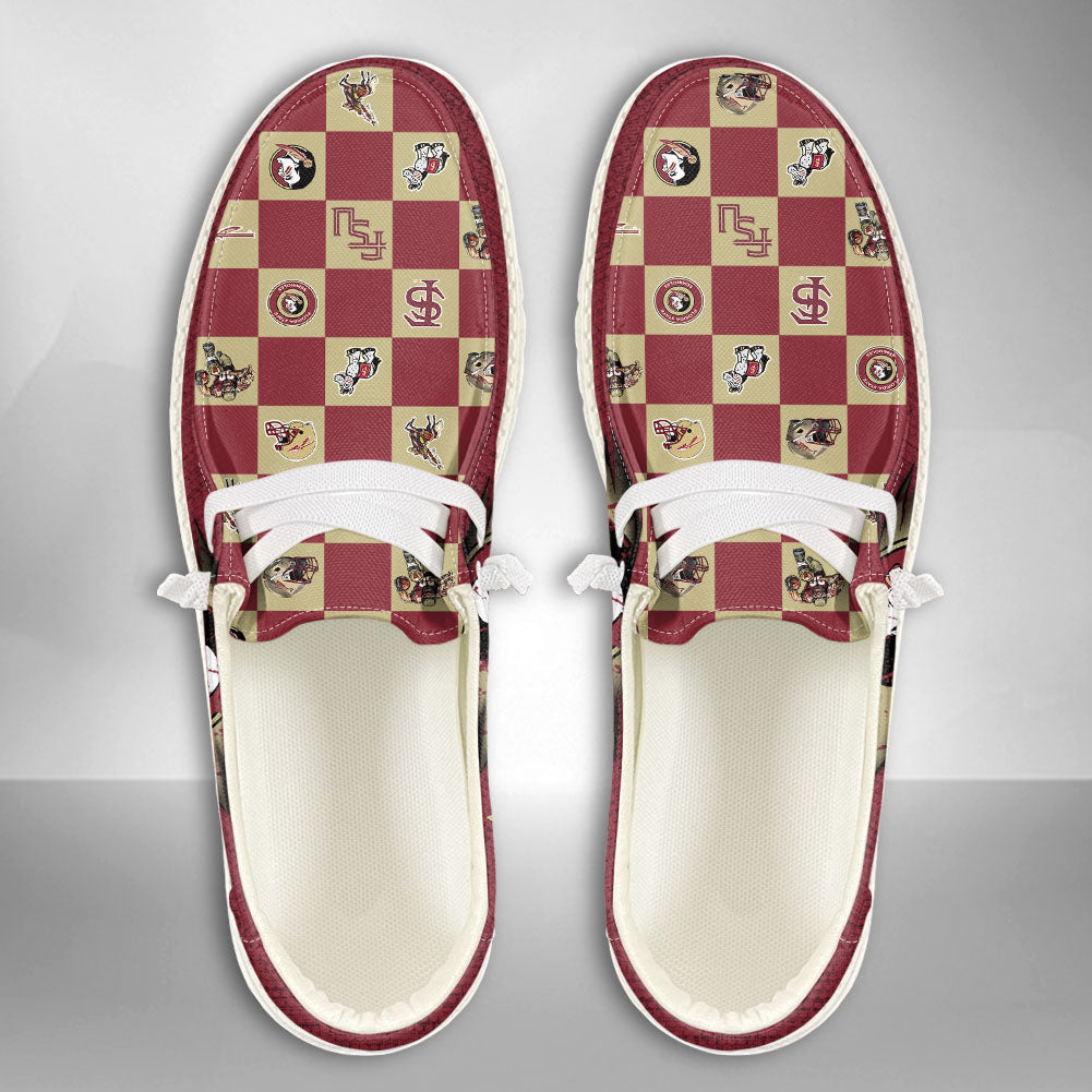 NCAA Florida State Seminoles Custom Name Hey Dude Shoes 01 CH1