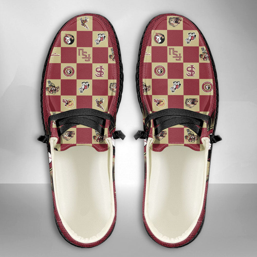NCAA Florida State Seminoles Custom Name Hey Dude Shoes 01 CH1