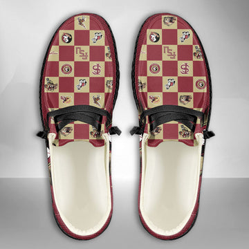 NCAA Florida State Seminoles Custom Name Hey Dude Shoes 01 CH1