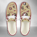 NCAA Florida State Seminoles Custom Name Hey Dude Shoes 04