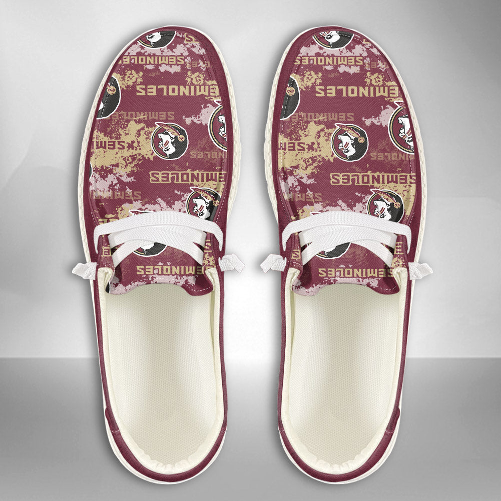 NCAA Florida State Seminoles Custom Name Hey Dude Shoes 05 M79