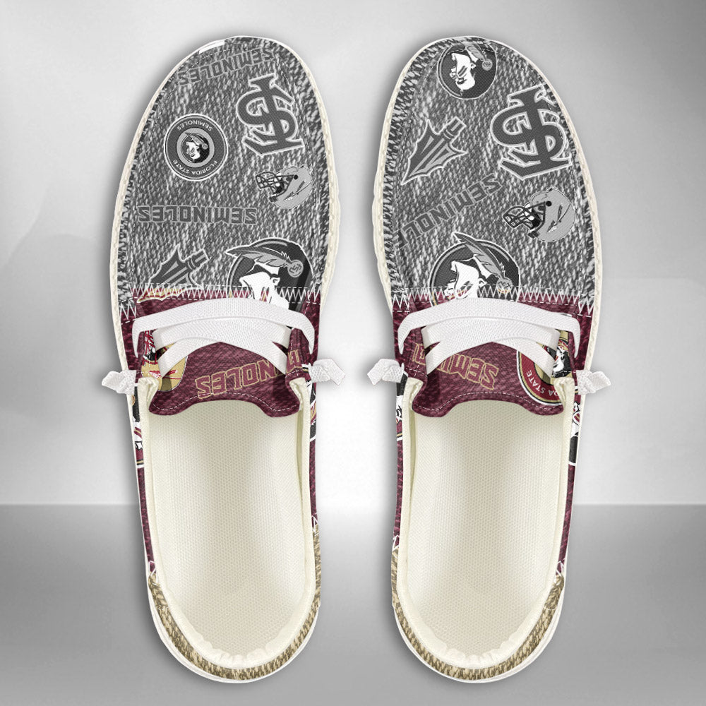 NCAA Florida State Seminoles Custom Name Hey Dude Shoes 08 M79