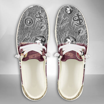 NCAA Florida State Seminoles Custom Name Hey Dude Shoes 08 M79