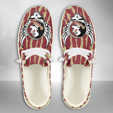 NCAA Florida State Seminoles Custom Name Hey Dude Shoes 12 M79
