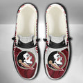 NCAA Florida State Seminoles Custom Name Hey Dude Shoes 13 M79