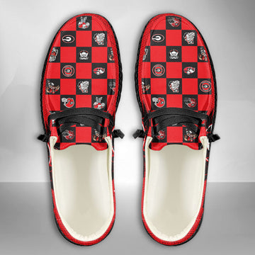 NCAA Georgia Bulldogs Custom Name Hey Dude Shoes 01 CH1