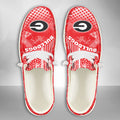NCAA Georgia Bulldogs Custom Name Hey Dude Shoes 03 M7