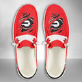 NCAA Georgia Bulldogs Custom Name Hey Dude Shoes 06
