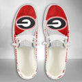 NCAA Georgia Bulldogs Custom Name Hey Dude Shoes 13 M79