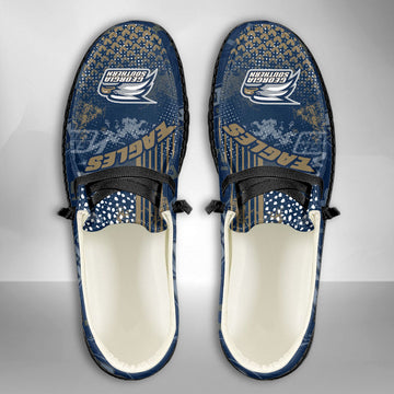 NCAA Georgia Southern Eagles Custom Name Hey Dude Shoes 03 M7