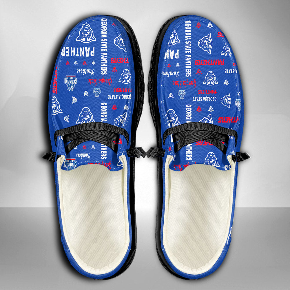 NCAA Georgia State Panthers Custom Name Hey Dude Shoes 04 M7