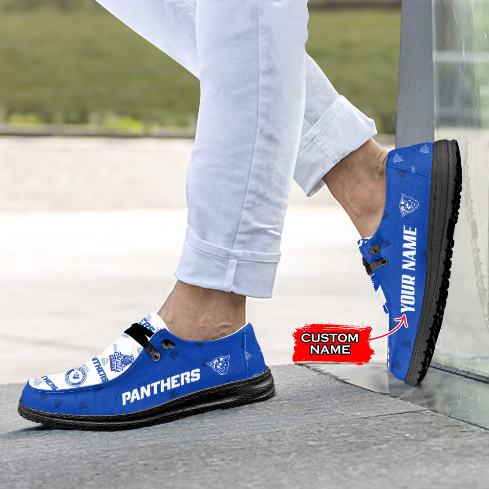 NCAA Georgia State Panthers Custom Name Hey Dude Shoes 04 M79