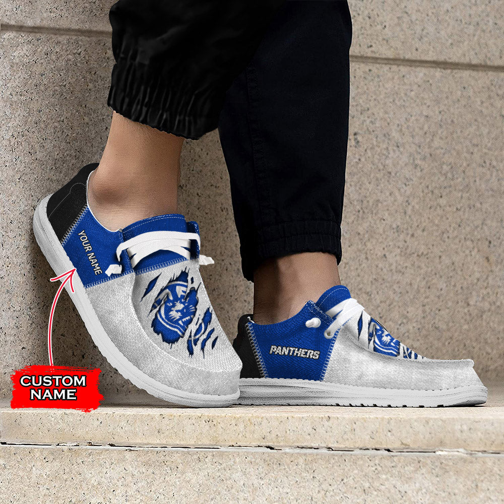 NCAA Georgia State Panthers Custom Name Hey Dude Shoes 09 M79