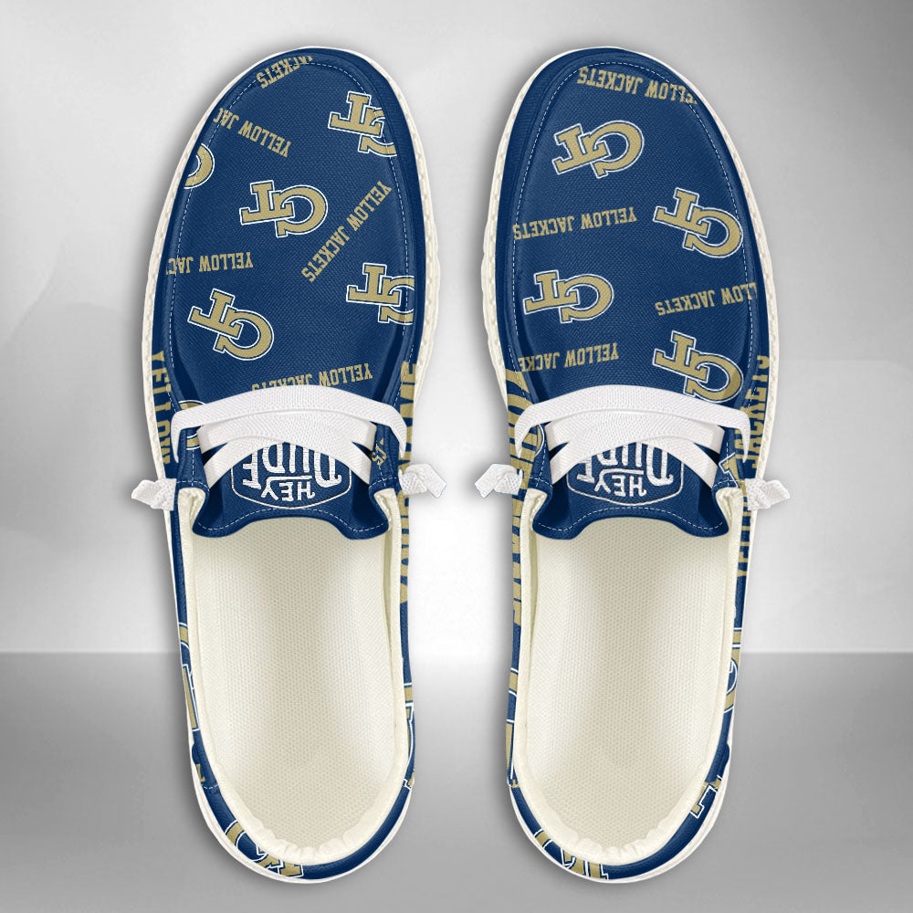 NCAA Georgia Tech Yellow Jackets - Custom Name Hey Dude Shoes X03