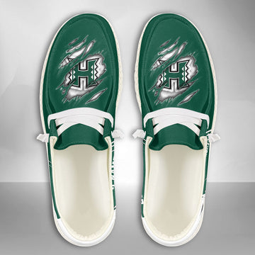 NCAA Hawaii Rainbow Warriors Custom Name Hey Dude Shoes 10 M79