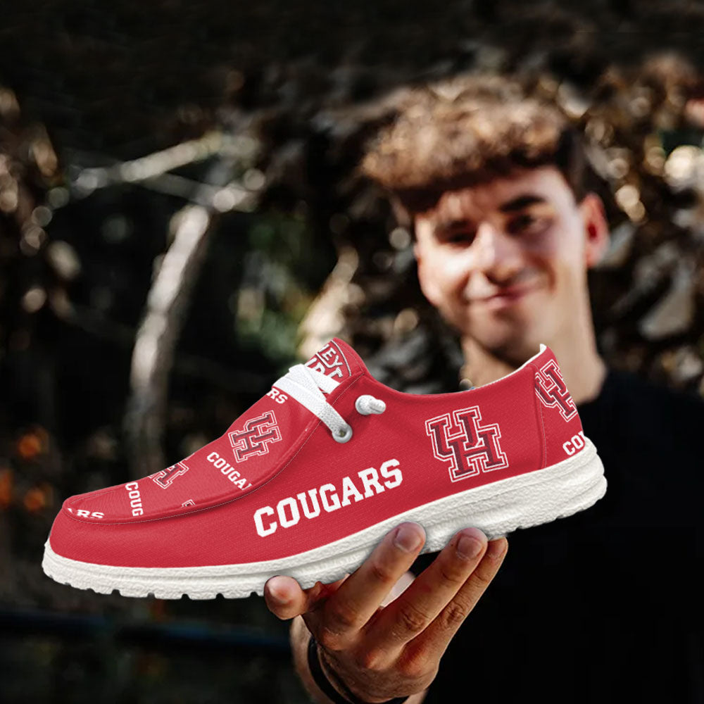NCAA Houston Cougars - Custom Name Hey Dude Shoes X03