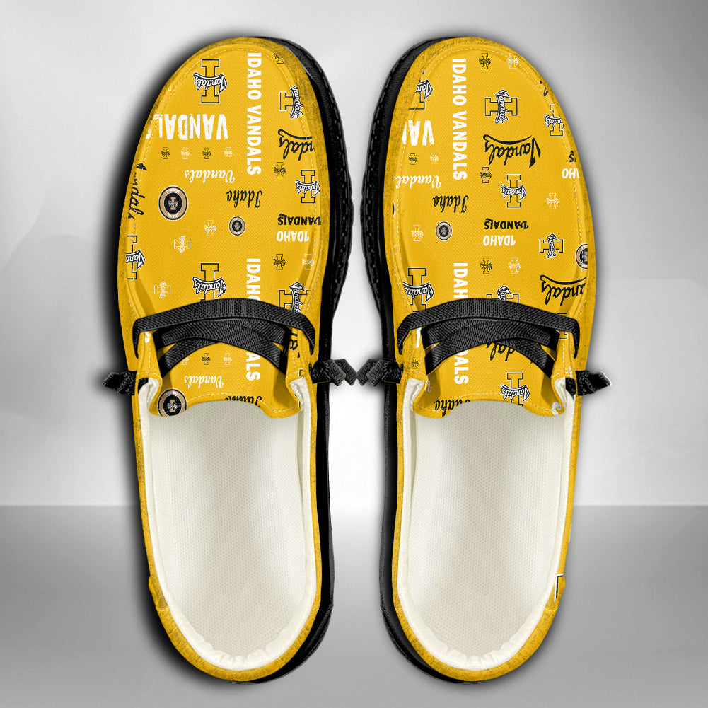 NCAA Idaho Vandals Custom Name Hey Dude Shoes 04 M7