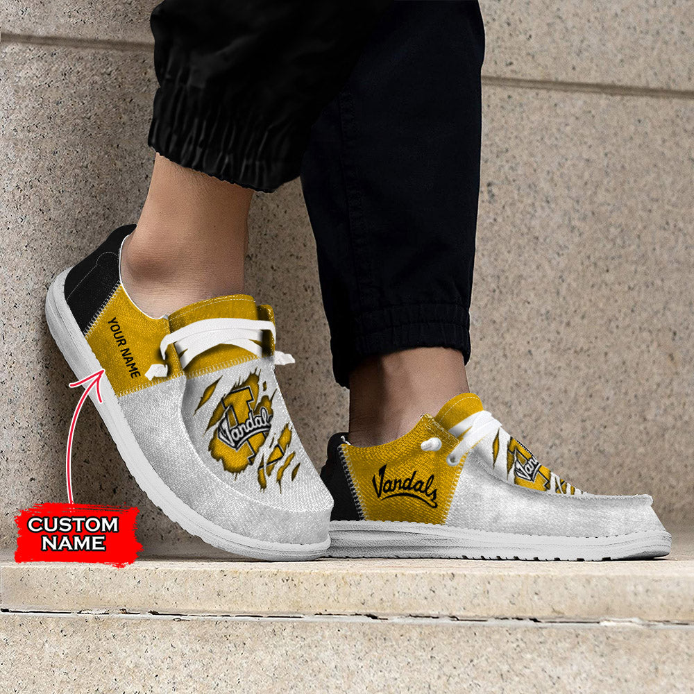 NCAA Idaho Vandals Custom Name Hey Dude Shoes 09 M79