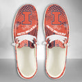 NCAA Illinois Fighting Illini Custom Name Hey Dude Shoes 03 M7