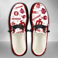 NCAA Indiana Hoosiers Custom Name Hey Dude Shoes 01 M7
