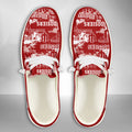 NCAA Indiana Hoosiers Custom Name Hey Dude Shoes 05 M79