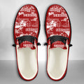 NCAA Indiana Hoosiers Custom Name Hey Dude Shoes 05 M79