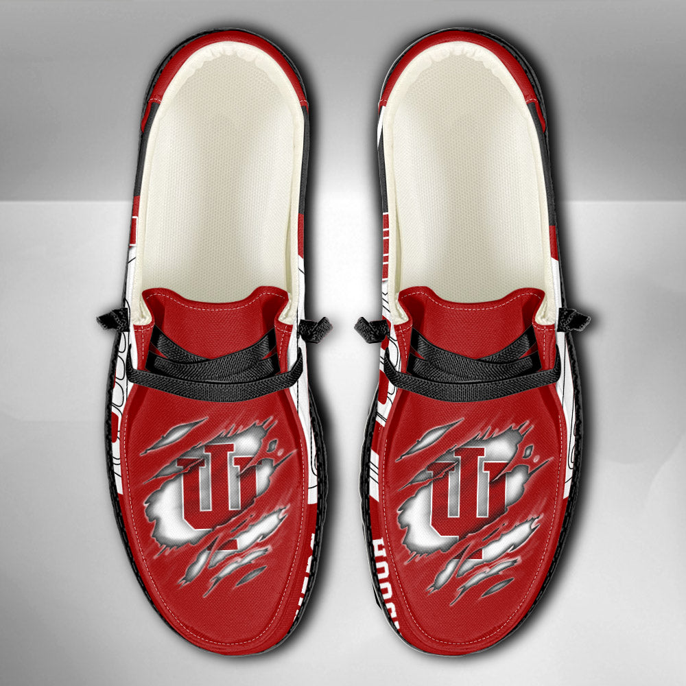 NCAA Indiana Hoosiers Custom Name Hey Dude Shoes 07 M7