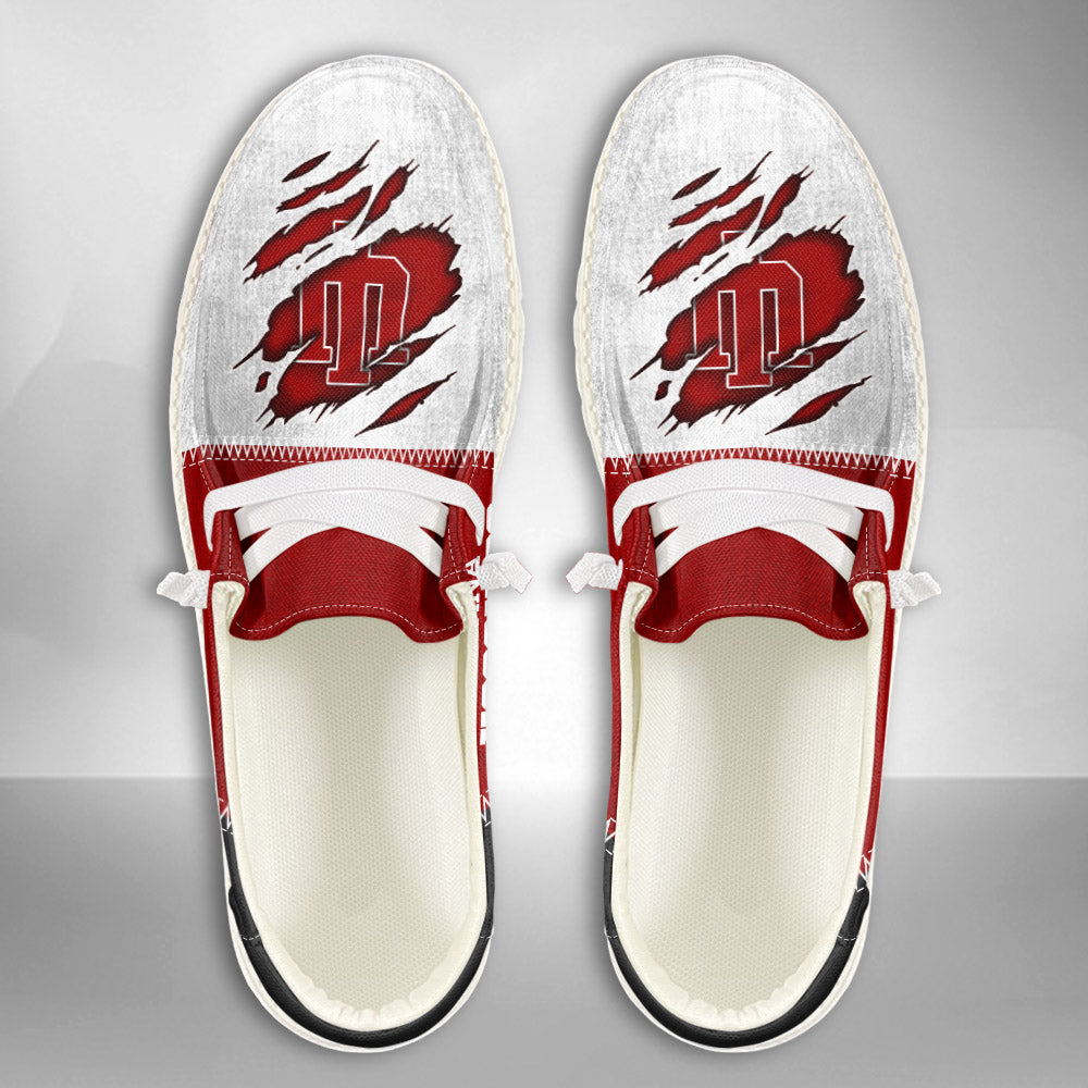 NCAA Indiana Hoosiers Custom Name Hey Dude Shoes 09 M79