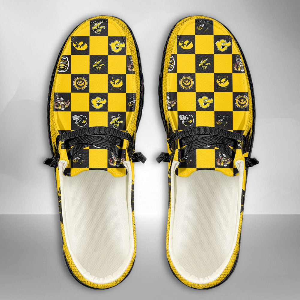 NCAA Iowa Hawkeyes Custom Name Hey Dude Shoes 01 CH1