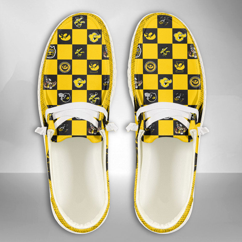 NCAA Iowa Hawkeyes Custom Name Hey Dude Shoes 01 CH1