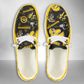 NCAA Iowa Hawkeyes Custom Name Hey Dude Shoes 01