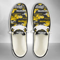 NCAA Iowa Hawkeyes Custom Name Hey Dude Shoes 05 M22