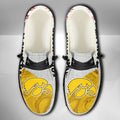 NCAA Iowa Hawkeyes Custom Name Hey Dude Shoes 13 M79