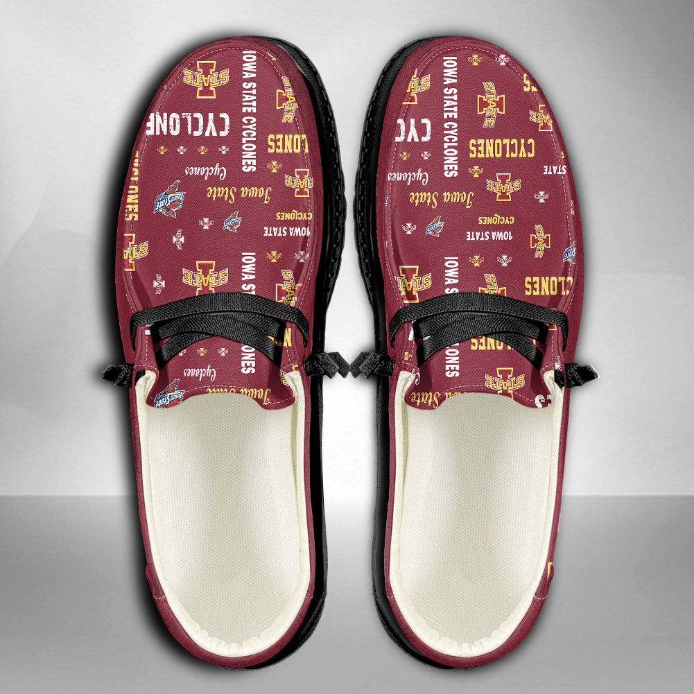 NCAA Iowa State Cyclones Custom Name Hey Dude Shoes 06 M79