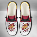 NCAA Iowa State Cyclones Custom Name Hey Dude Shoes 09 M79