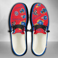 NCAA Kansas Jayhawks Custom Name Hey Dude Shoes 01 M7