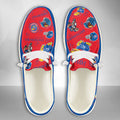 NCAA Kansas Jayhawks Custom Name Hey Dude Shoes 01 M7