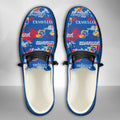 NCAA Kansas Jayhawks Custom Name Hey Dude Shoes 05 M79
