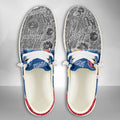 NCAA Kansas Jayhawks Custom Name Hey Dude Shoes 08 M79