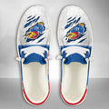 NCAA Kansas Jayhawks Custom Name Hey Dude Shoes 09 M79