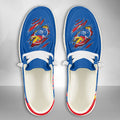 NCAA Kansas Jayhawks Custom Name Hey Dude Shoes 10 M79