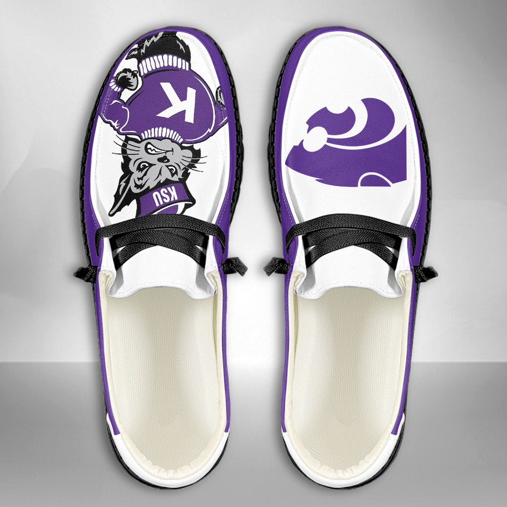 NCAA Kansas State Wildcats - Custom Name Hey Dude Shoes 02